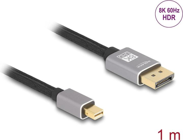 Produktbild Delock Mini DisplayPort – DisplayPort (1 m, DisplayPort)