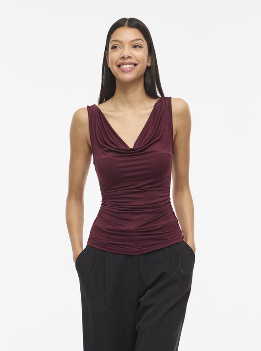 Image du produit Vila VIKANA Wasserfall-Ausschnitt Top (M)