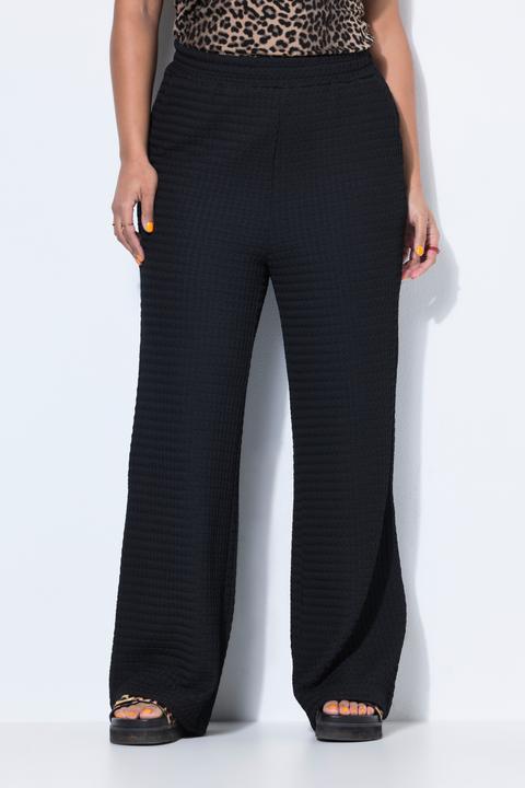 Produktbild Studio Untold Hose, Wide Legs, Waffelstruktur, Elastikbund (58)