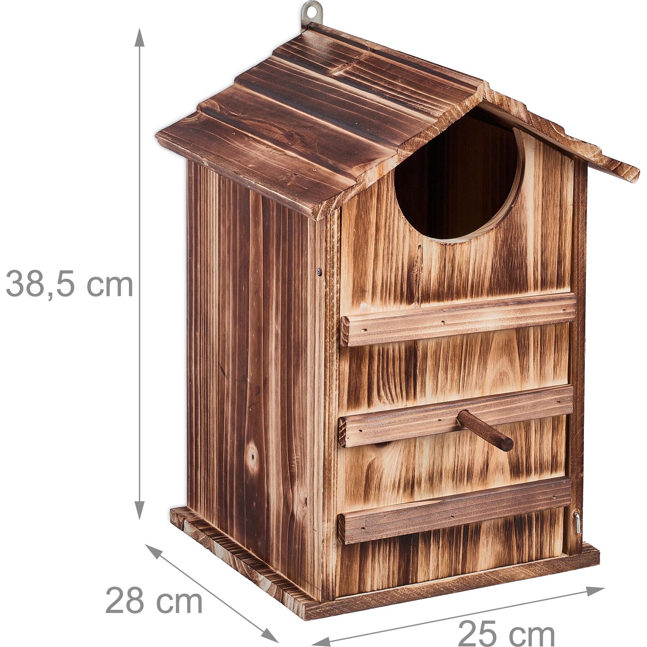 Thumbnail - Relaxdays Eulen-Nistkasten, Vogelhaus