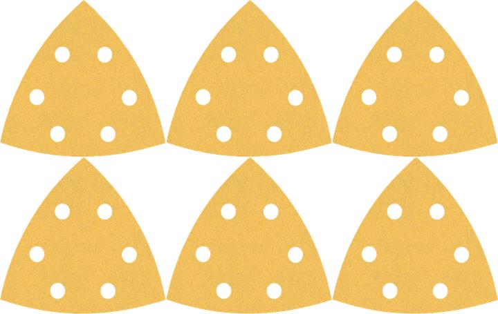 Produktbild Bosch Professional Zubehör EXPERT C470 Schleifpapier-Set für Deltaschleifer, 93 mm, G 60/120/240, 6-tlg. (60, 120, 240)