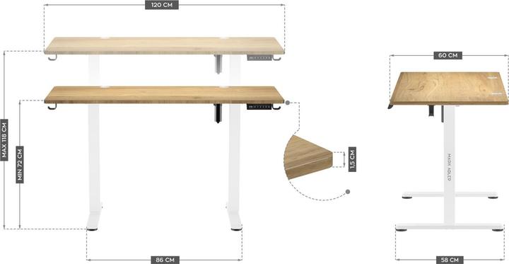 Produktbild Mark Adler Biurko elektryczne MA-Leader 7.0 Craft
