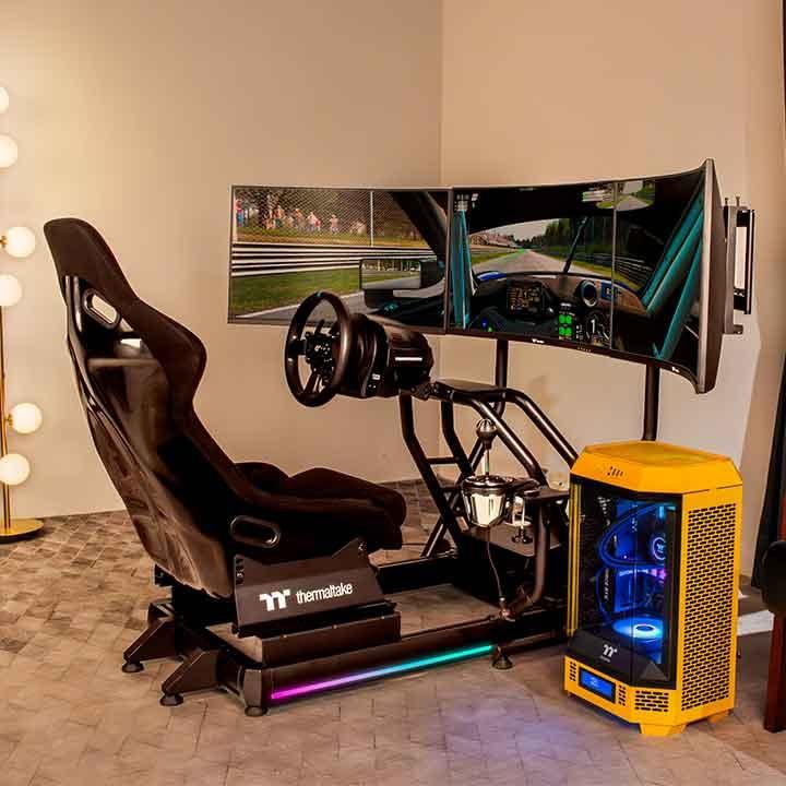Actual product image Thermaltake Monitor Mount for Racing Cockpit Black retail