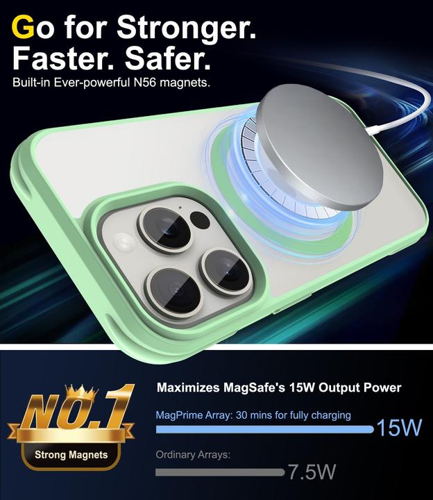Image du produit Cadorabo Coque pour Apple iPhone 15 PRO compatible MagSafe (Apple iPhone 15 Pro)