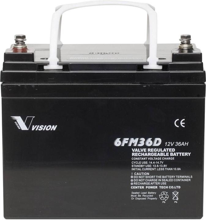 Immagine prodotto Vision Batteria solare 12 V 36 Ah Batterie FM- (12 V)