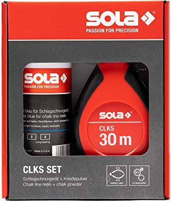 Image du produit MGA SOLA CLKS Striking Cord Set Blue - 30 m de corde de marquage avec craie BLUE 230 g dans un set