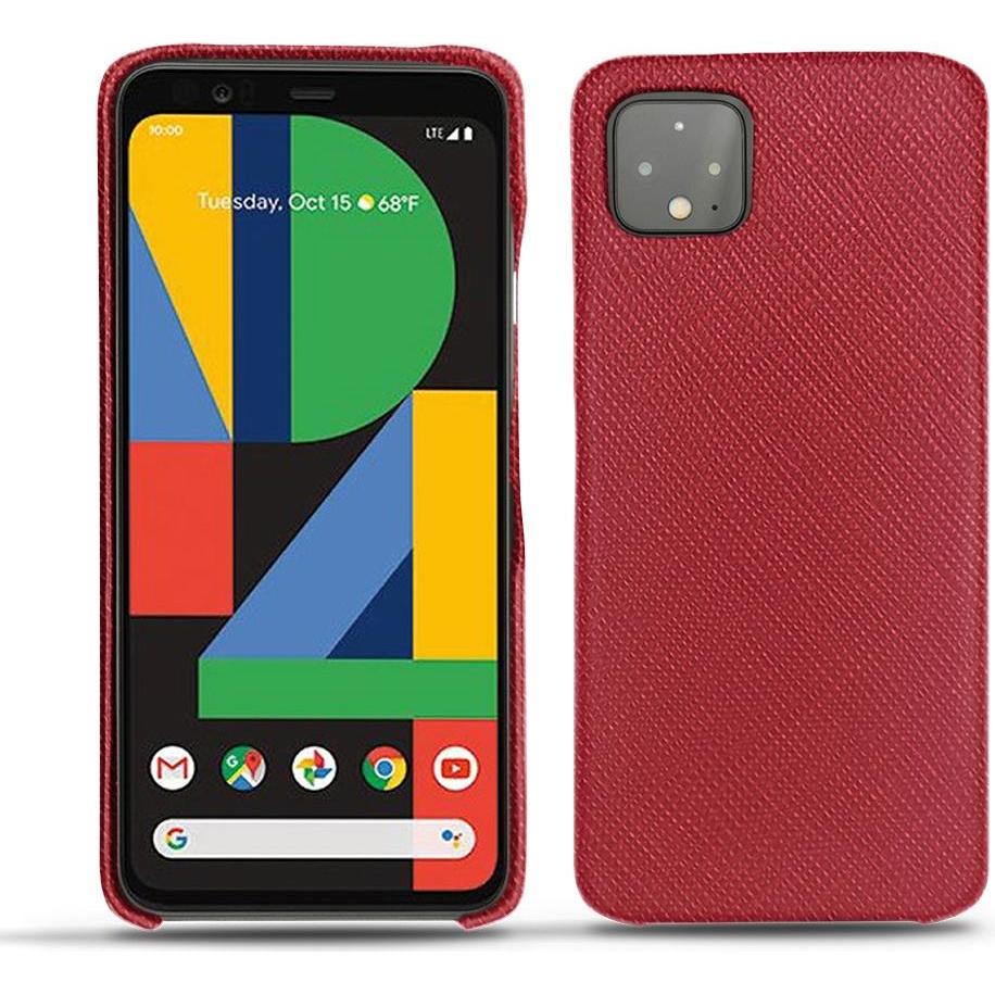 Noreve Lederschutzhülle (Google Pixel 4), Smartphone Hülle, Rot