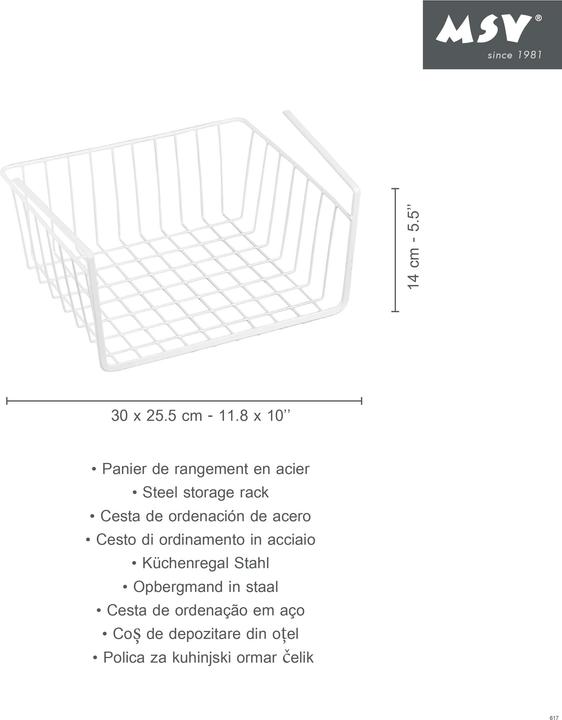 Produktbild MSV Florent (1 x, 30 x 27 x 16.5 cm)