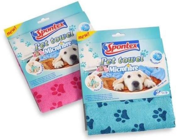 Image du produit Spontex Cloth Micfrofibre Serviettes Pour Animaux Domestiques 40x80cm