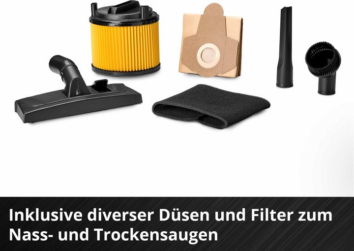 Actual product image Einhell TC-VC 18/20 Li S Solo (Wet dry vacuum cleaner)