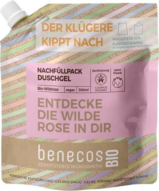 Benecos NF Duschgel Wildrose (500 ml)