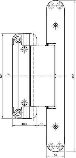 Produktbild Simonswerk Objektbänder TECTUS TE 680 3D FD