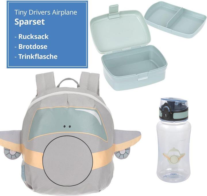 Actual product image Lässig 3-tlg. Set Rucksack Tiny Backpack + Brotdose