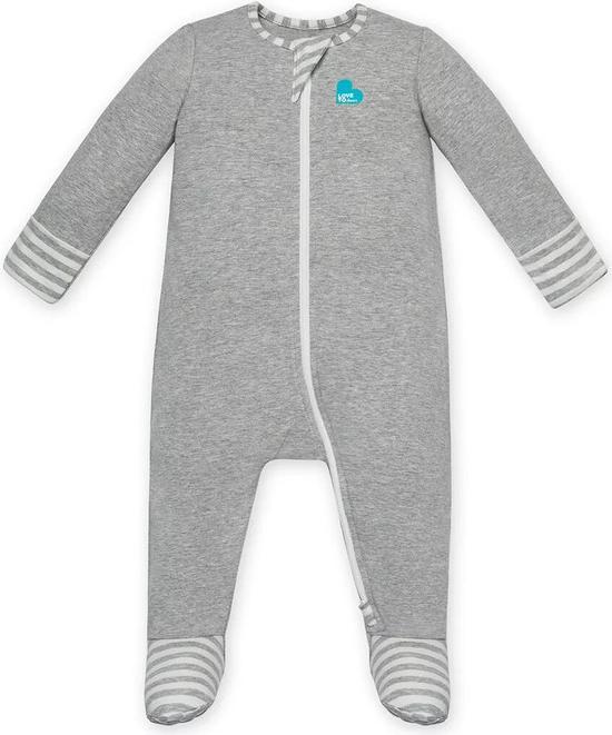 Actual product image Love to Love Long sleeve enclosed foot romper (60)
