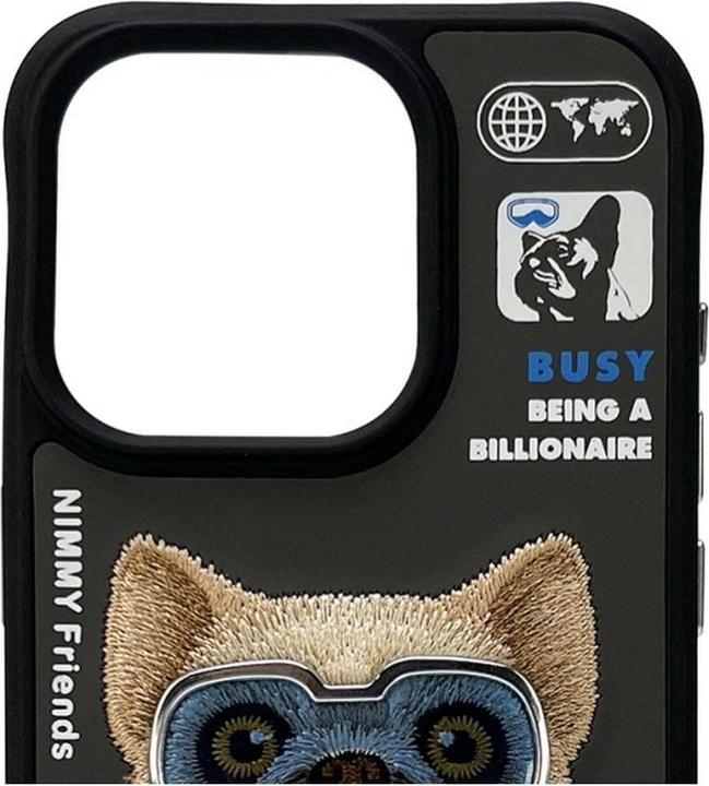 Produktbild Audi Nimmy case iPhone 15 Pro 6.1" black Cool&Cute 2.0 Dog (Apple iPhone 15 Pro)