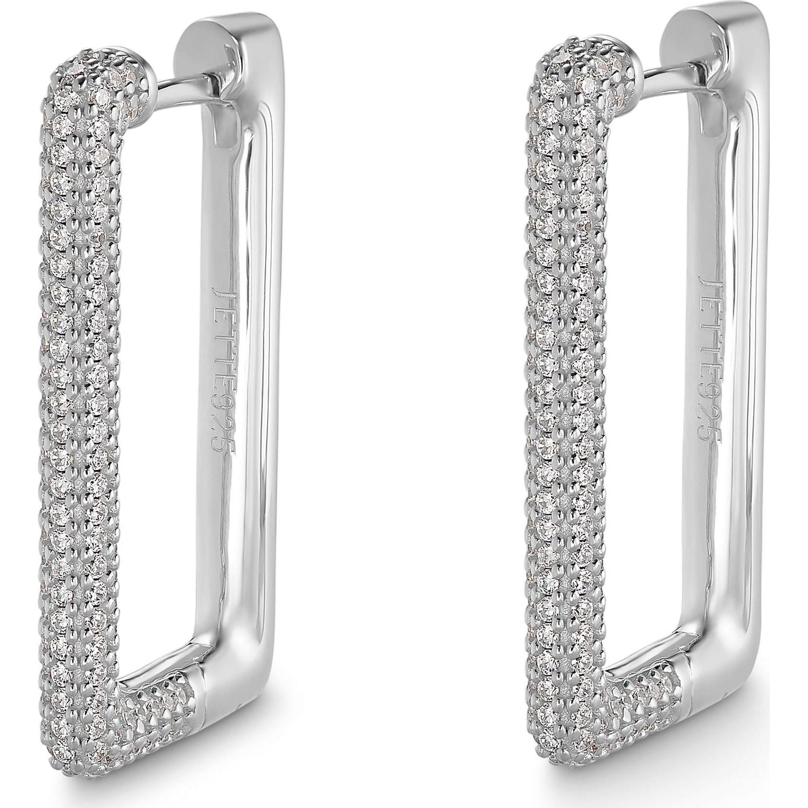 Jette, Ohrringe, Creolen GLAM, (925er Silber)