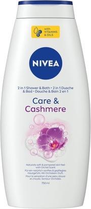 NIVEA Shower Bath & Shampoo Care & Cashmere 2 in 1 750ml (750 ml)