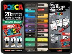Immagine prodotto Posca Grafitti (20x)
