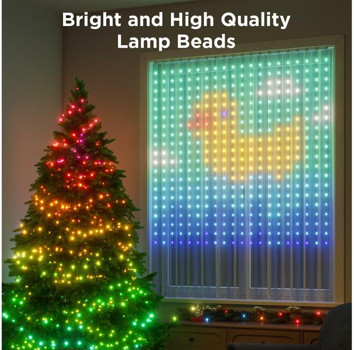 Actual product image Govee Curtain Light (RGBIC, 150 cm, Indoor)