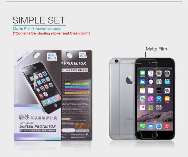 Actual product image Nillkin Super Clear (1 Piece, Apple iPhone 6s Plus, Apple iPhone 6 Plus)