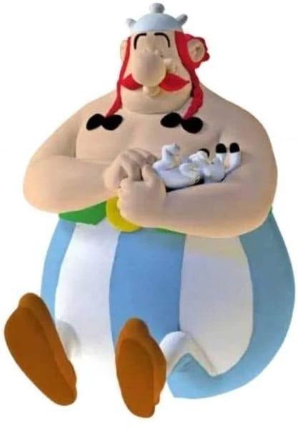 Plastoy Tirelire Chibi Obelix Idefix (17 x 13 x 17 cm)