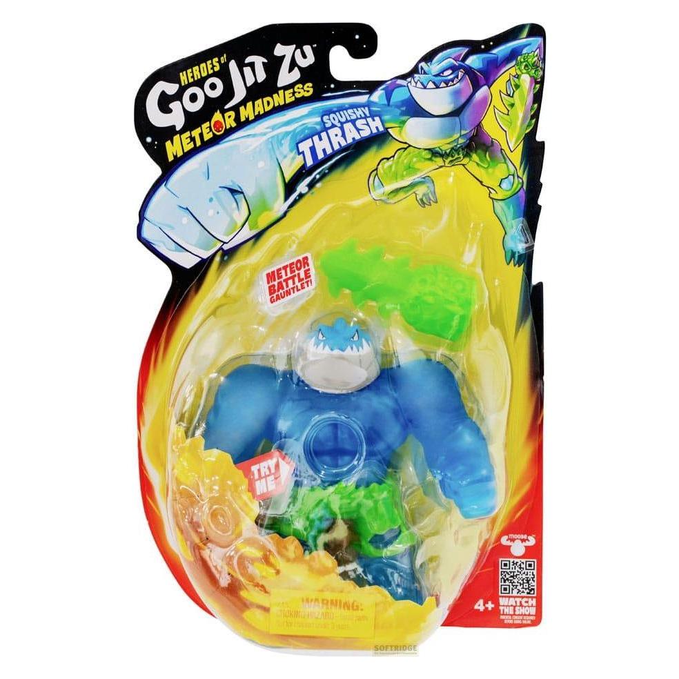 Moose Heroes of Goo Jit Zu Meteor Madness Dehnbare Figur Thrash 12 cm