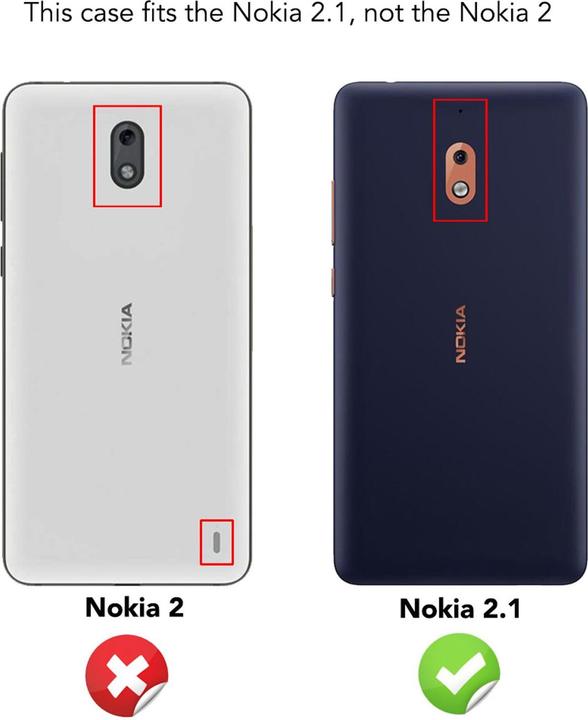 Actual product image Nalia Mobile phone cover (Nokia 2.1)
