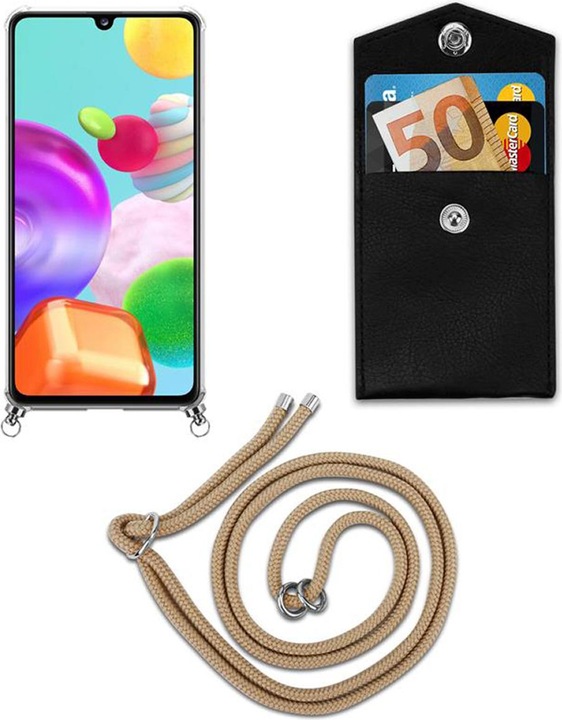 Produktbild Cadorabo TPU Handy Kette SILBER Cover