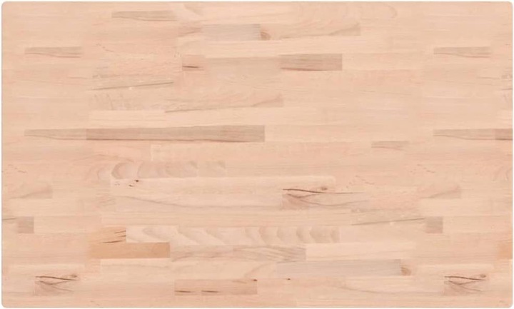 Actual product image VidaXL Tischplatte 100x60x1,5 cm Rechteckig Massivholz (100 x 60 x 1,5 cm)