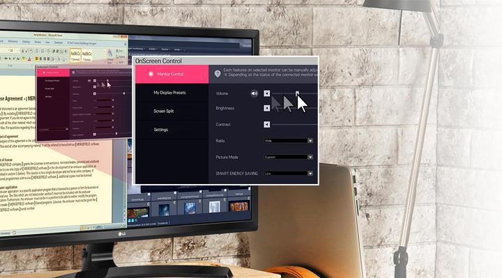 Produktbild LG 24ud58-B (3840 x 2160 Pixel, 23.62")