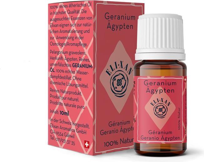 Actual product image Elixan Geranium Egyptian oil