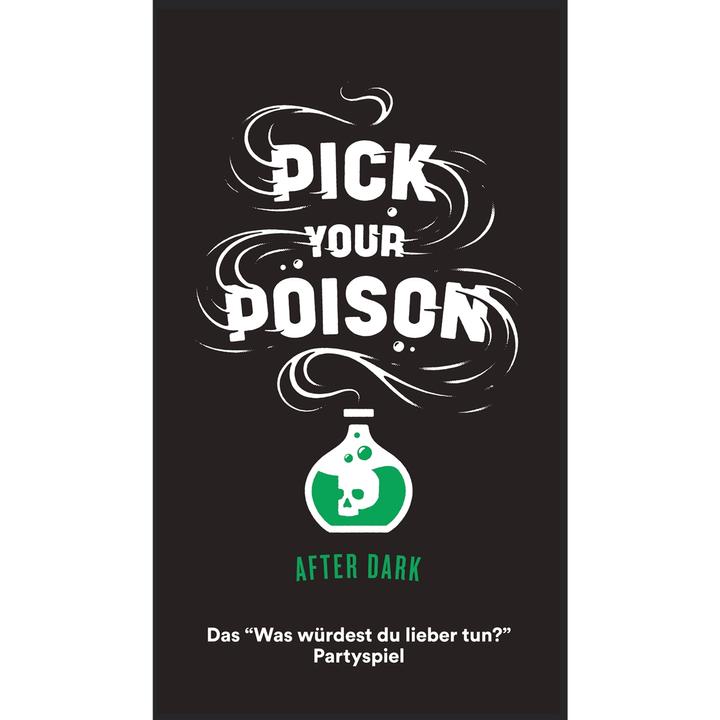 Immagine prodotto Dyce Games Pick your poison After Dark Edition - Das "Was würdest Du lieber tun?" Partyspiel (Tedesco, 3 - 10 Giocatori)