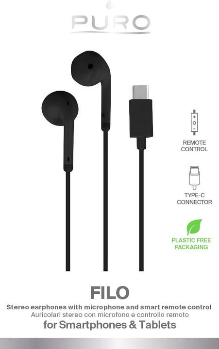 Immagine prodotto SBS Auricolari stereo cablati Puro con connettore USB-C + microfono + pulsante di chiamata (Cablato)