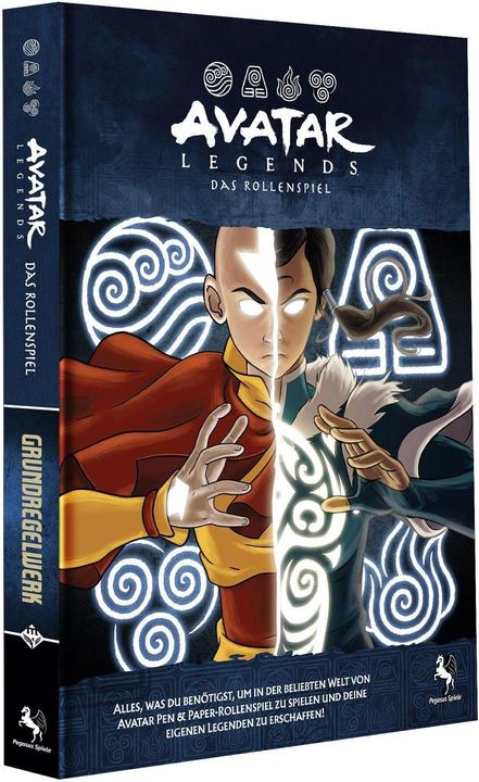 Image du produit Pegasus 48100G - Avatar Legends - Le Jeu de Rôle : Règles de Base, 308 pages (édition FR) (Allemand, 3 - 6 Joueur)