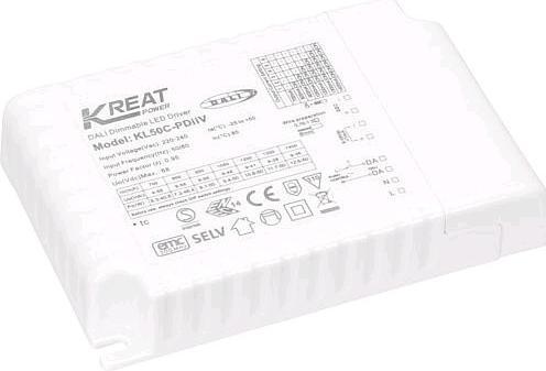 Mlight Convertitore LEDUniversale KL50C dimmerabile 7001400mA 50W 110VPulsante
