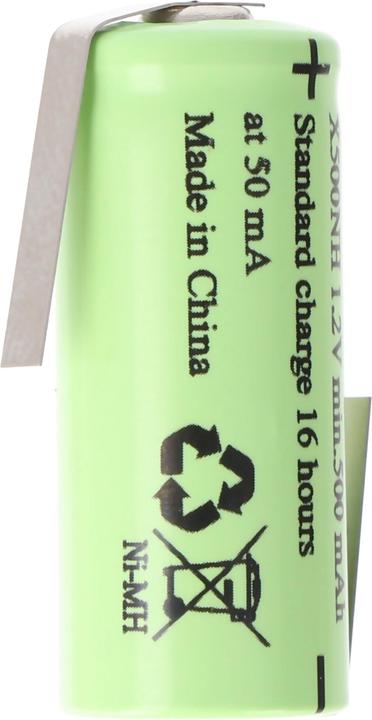 Actual product image GP Batteries Akku Lady 50NH, LR1, Size N mit Lötfahne Z (1 pcs., 500 mAh, Battery + charger)
