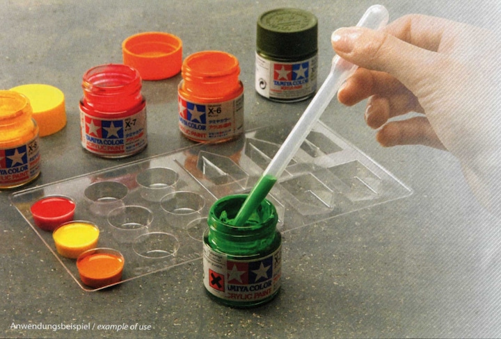 Actual product image Tamiya XF-1 Black matt 23ml