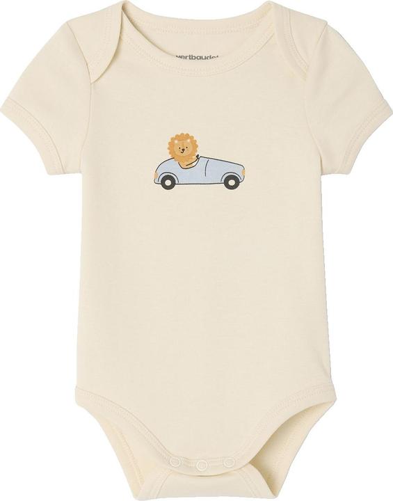 Produktbild Vertbaudet Bio-Kollektion: 5er-Pack Baby Kurzarm-Bodys in Schlupfform (98, 92)