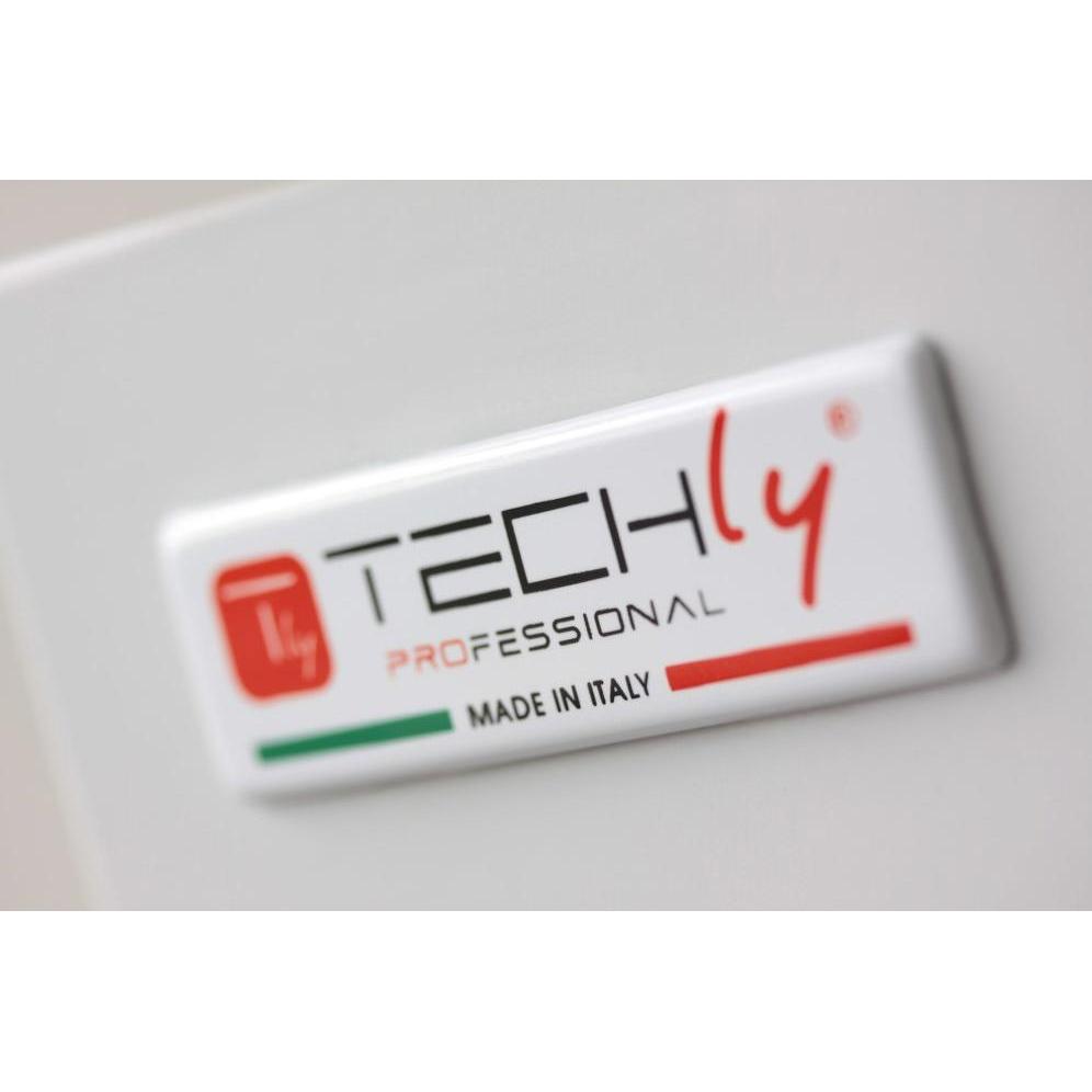 Techly Wandmontierter Sicherheitsschrank Für 19-Zoll-Notebook, Notebook Security, Grau