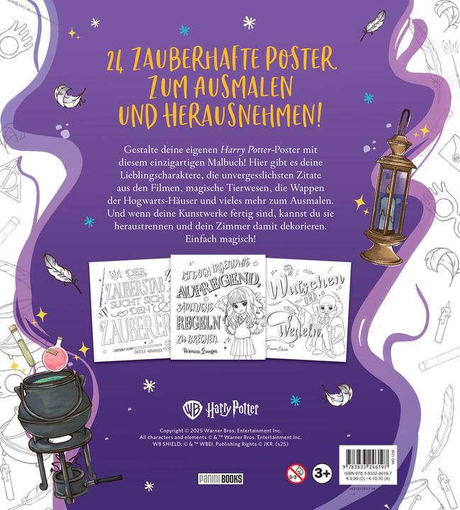 Productafbeelding Panini Harry Potter: Magische Poster zum Ausmalen
