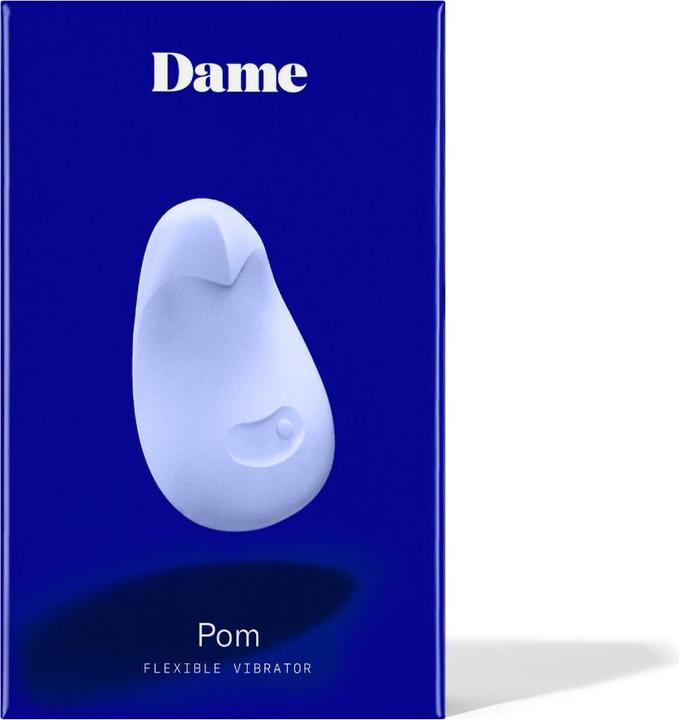 Actual product image Dame Products Pom Flexible Vibrator Ice