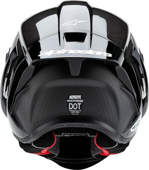 Produktbild Alpinestars Supertech R10 Solid Integralhelm Schwarz / Carbon M (M)