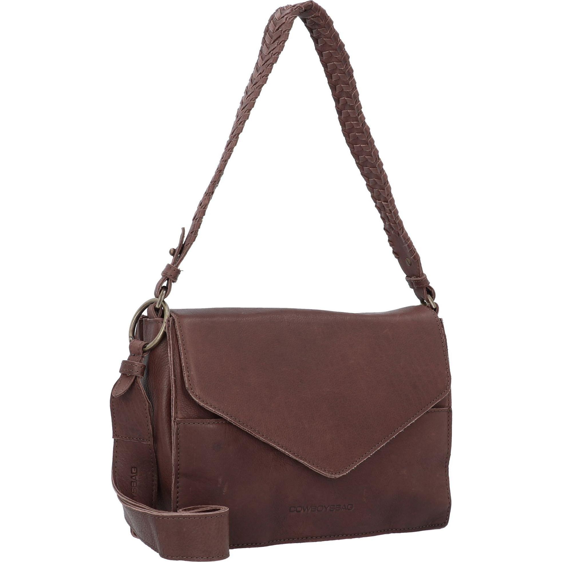 Thumbnail - Cowboysbag, Handtasche, Standlake Schultertasche Leder 28 cm, Braun