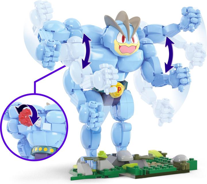 Actual product image Mattel MEGA Pokémon Machomei