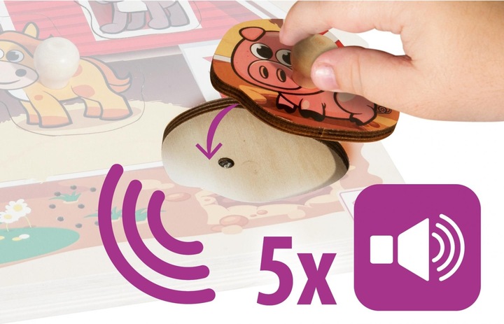 Produktbild Eichhorn Puzzle mit Sound (5 Teile)
