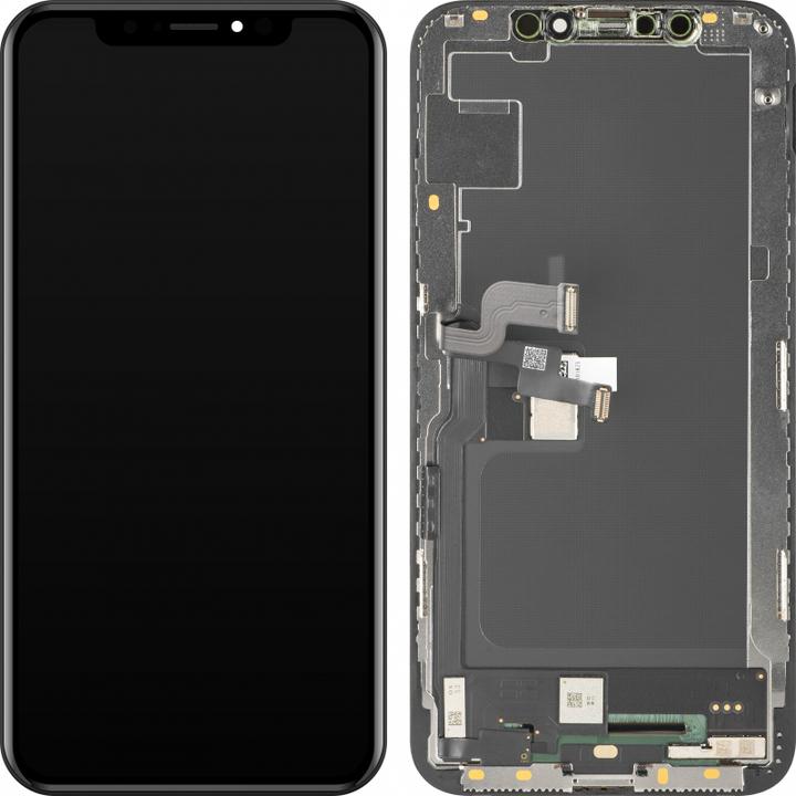 Actual product image MP Display Unit f?r iPhone XS, Soft OLED FHD Version, Aftermarket, Black (Apple iPhone XS)