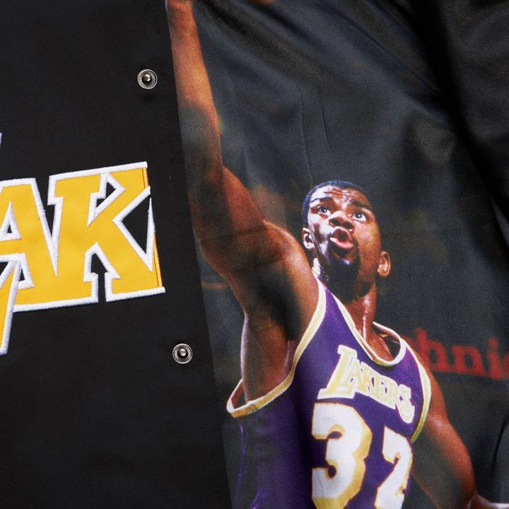 Produktbild Mitchell & Ness M&N Lightweight Jacke - Los Angeles Lakers M. Johnson - L (L)