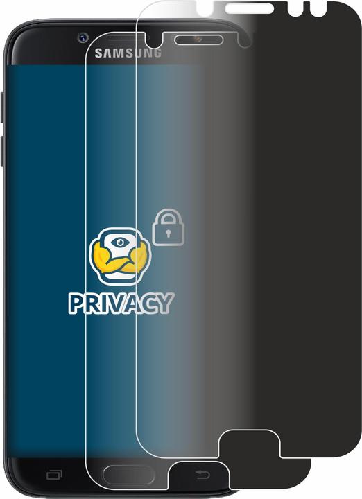 Produktbild BROTECT Sichtschutzfolie Anti-Spy Privacy Folie Blaulicht-Schutz (2 Stk., Samsung Galaxy J7 Pro)