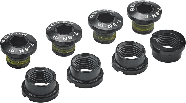 Produktbild Rotor Bike Components MTB XC2 SRAM XX Kettenblattschrauben 4 Schrauben / 4 Muttern