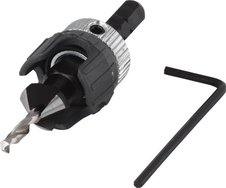 Produktbild wolfcraft 1 Vorbohrer m Senker+Tiefenst. ø3,2x12mm (12 mm, 3.2 mm)